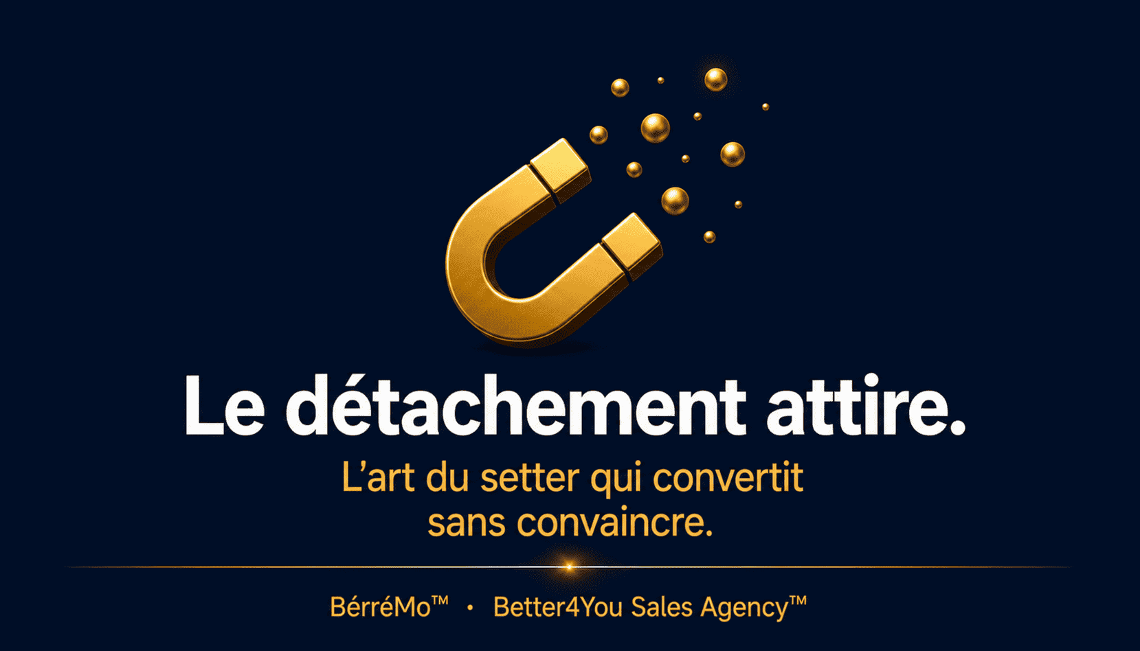 L'art du détachement en setting automobile :pourquoi les meilleurs setters n'ont jamais besoin de convaincre le détachement (1)