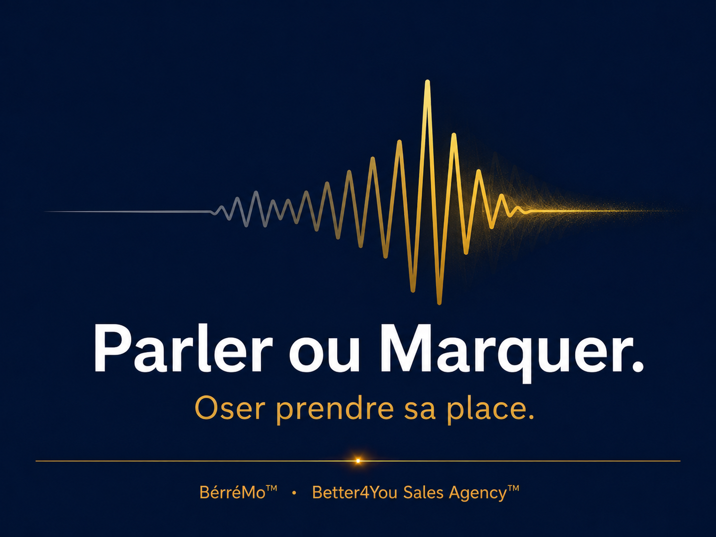 parler ou marquer